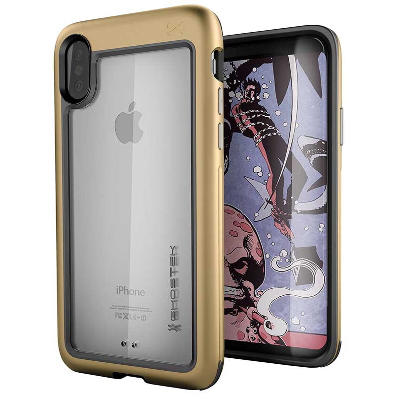 -mobiletech-Ghostek-Atomic-Slim-Apple-iPhone-X-Case-gold